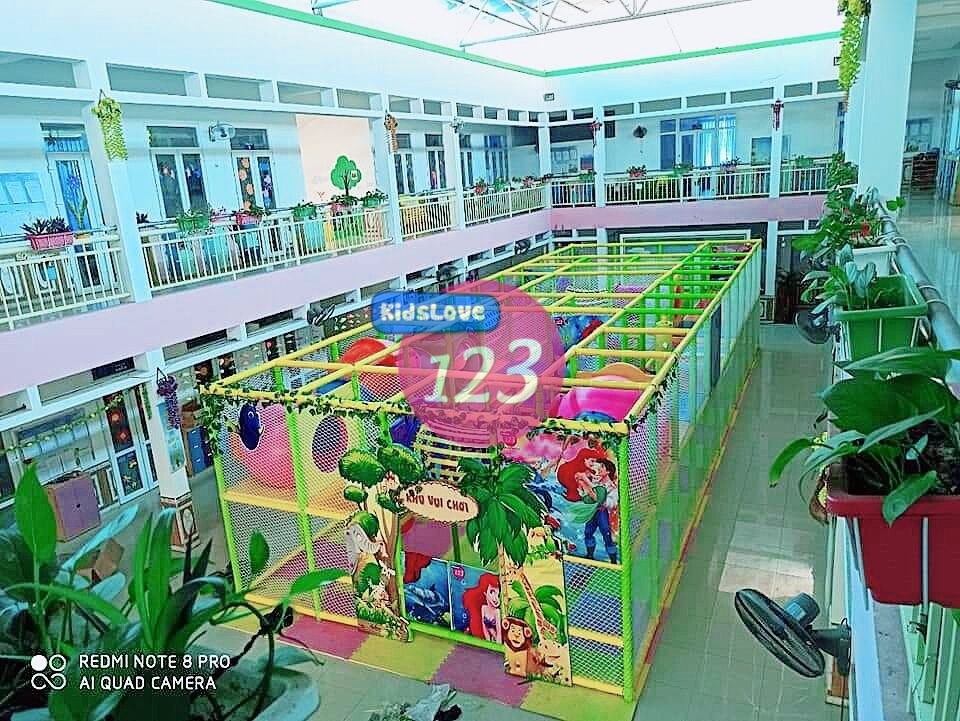 Dự án thi công lắp đặt khu vui chơi trẻ em trường mầm non